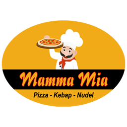 Mamma Mia Pizza Kebap Nudel logo.